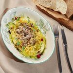 Бефстроганов из дикого лося с картофельным пюре - Русское Подворье в Суздале